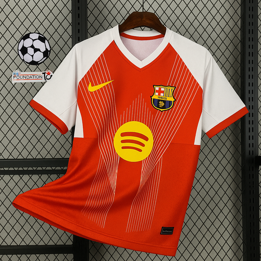 Barcelona 2025 Bright Red Special Shirt